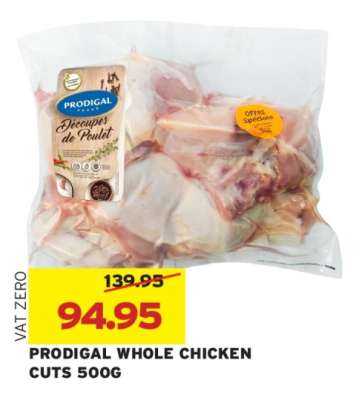 PRODIGAL WHOLE CHICKEN CUTS 500G