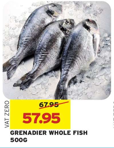 GRENADIER WHOLE FISH