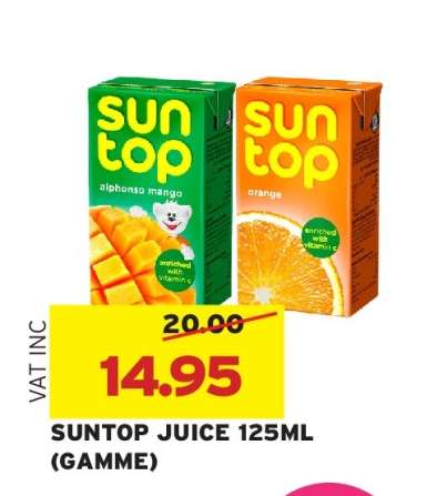 Suntop Juice 125ml (Gamme)