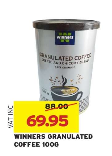 WINNERS GRANULATED COFFEE 100G