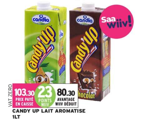 CANDY UP LAIT AROMATISE 1LT