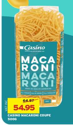 CASINO MACARONI COUPE 500G