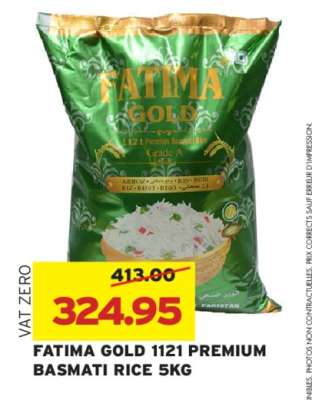 FATIMA GOLD 1121 PREMIUM BASMATI RICE 5KG