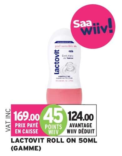 LACTOVIT ROLL ON 50ML (GAMME)