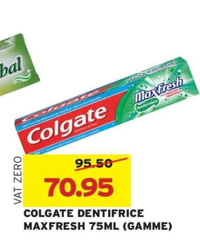 COLGATE DENTIFRICE MAXFRESH 75ML (GAMME)