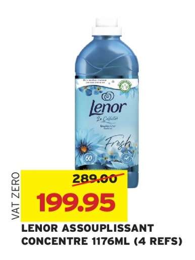LENOR ASSOUPLISSANT CONCENTRE 1176ML (4 REFS)