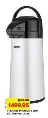 THERMOS PREMIUM PUMP POT MIRROR 1.9LTS
