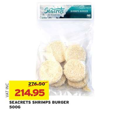 SEACRETS SHRIMPS BURGER