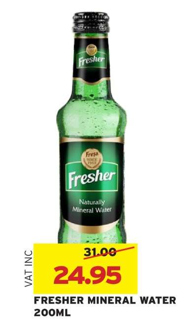FRESHER MINERAL WATER