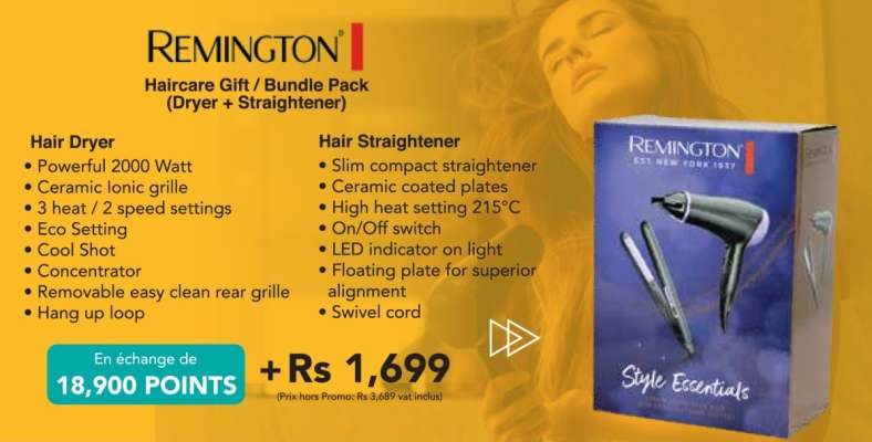 Remington Haircare Gift / Bundle Pack (Dryer + Straightener)