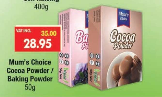 Mum’s Choice Cocoa Powder / Baking Powder