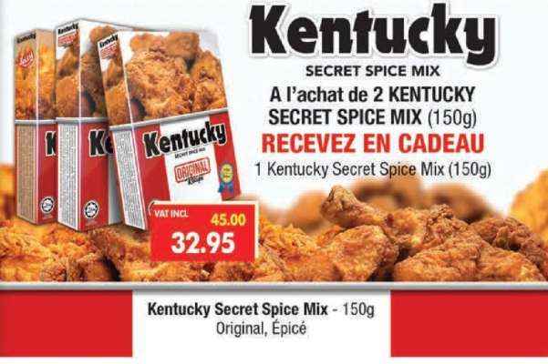 Kentucky Secret Spice Mix
