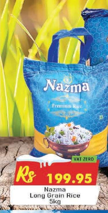 Nazma Long Grain Rice 5kg