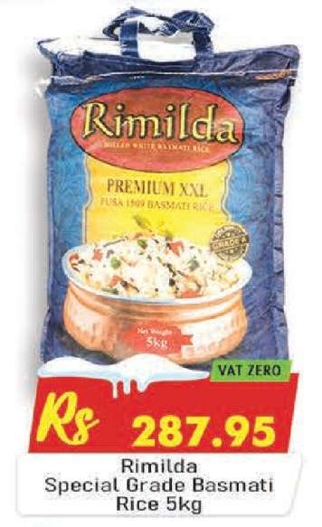 Rimilda Special Grade Basmati Rice 5kg