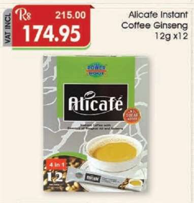 Alicafe Instant Coffee Ginseng 12g x12