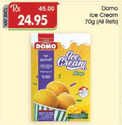 Domo Ice Cream 70g (All Refs)