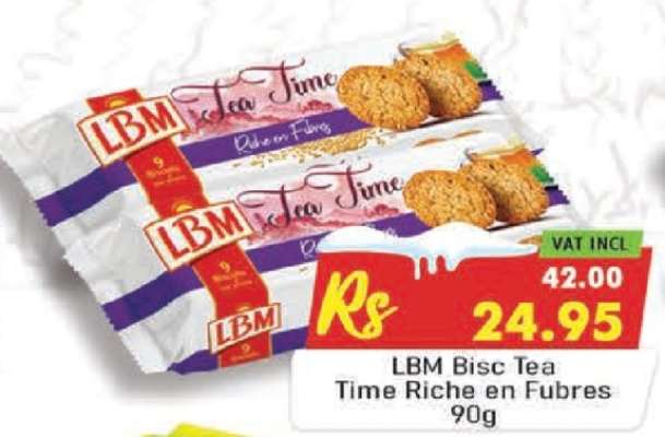 LBM Bisc Tea Time Riche en Fibres