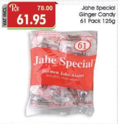 Jahe Special Ginger Candy 61 Pack 125g