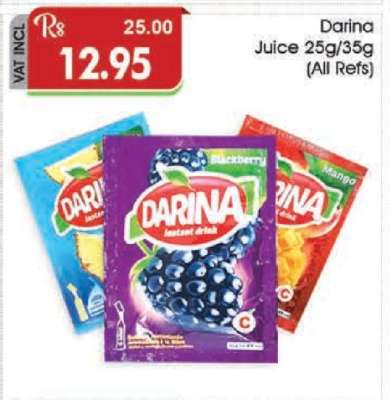 Darina Juice 25g/35g (All Refs)
