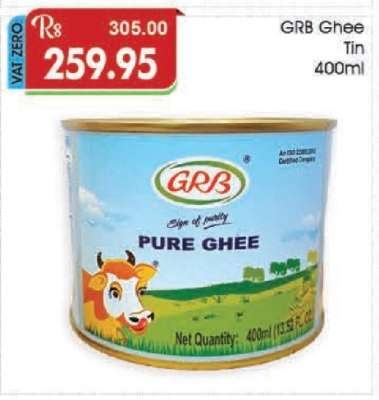 GRB Ghee Tin 400ml