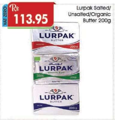 Lurpak Salted/Unsalted/Organic Butter 200g