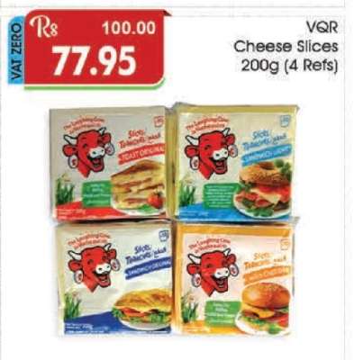 VQR Cheese Slices 200g (4 Refs)