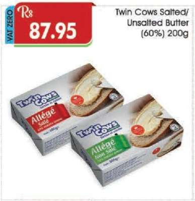 Twin Cows Salted/Unsalted Butter