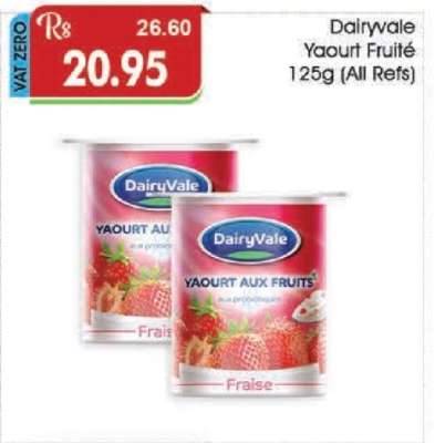 Dairyvale Yaourt Fruite 125g (All Refs)