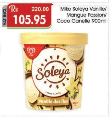 Miko Soleya Vanille/ Mangue Passion/ Coco Canelle 900ml