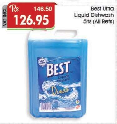 Best Ultra Liquid Dishwash 5lts (All Refs)