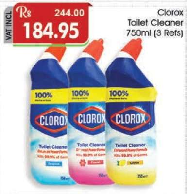 Clorox Toilet Cleaner 750ml (3 Refs)