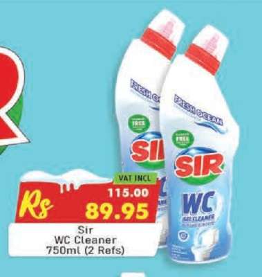 Sir WC Cleaner 750ml (2 Refs)