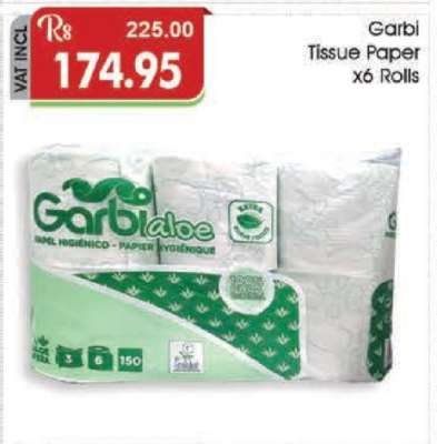 Garbi Tissue Paper x6 Rolls