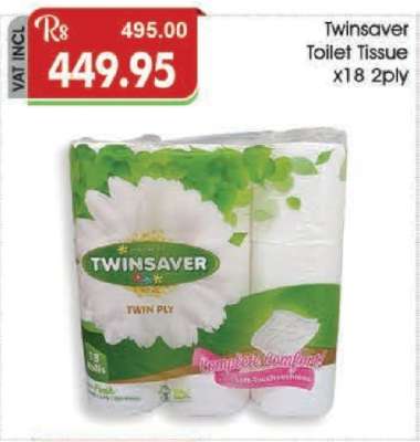 Twinsaver Toilet Tissue x18 2ply