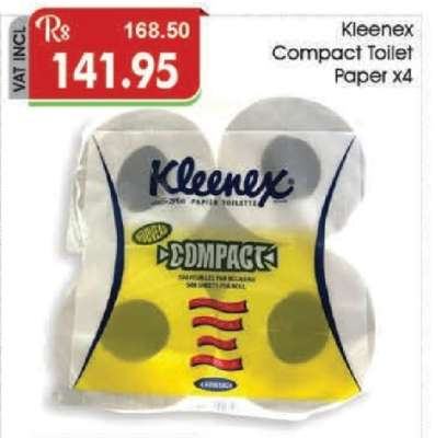 Kleenex Compact Toilet Paper x4