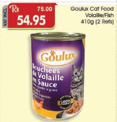 Goulux Cat Food Volaille/Fish 410g (2 Refs)