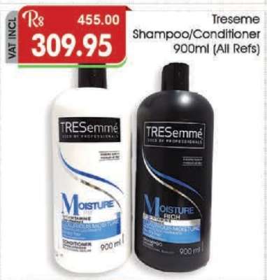 Treseme Shampoo/Conditioner 900ml (All Refs)