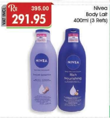 Nivea Body Lait 400ml (3 Refs)