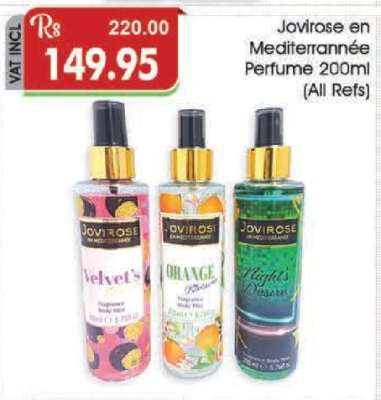 Jovirose en Mediterranée Perfume 200ml