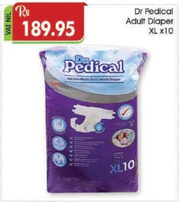 Dr Pedical Adult Diaper XL x10