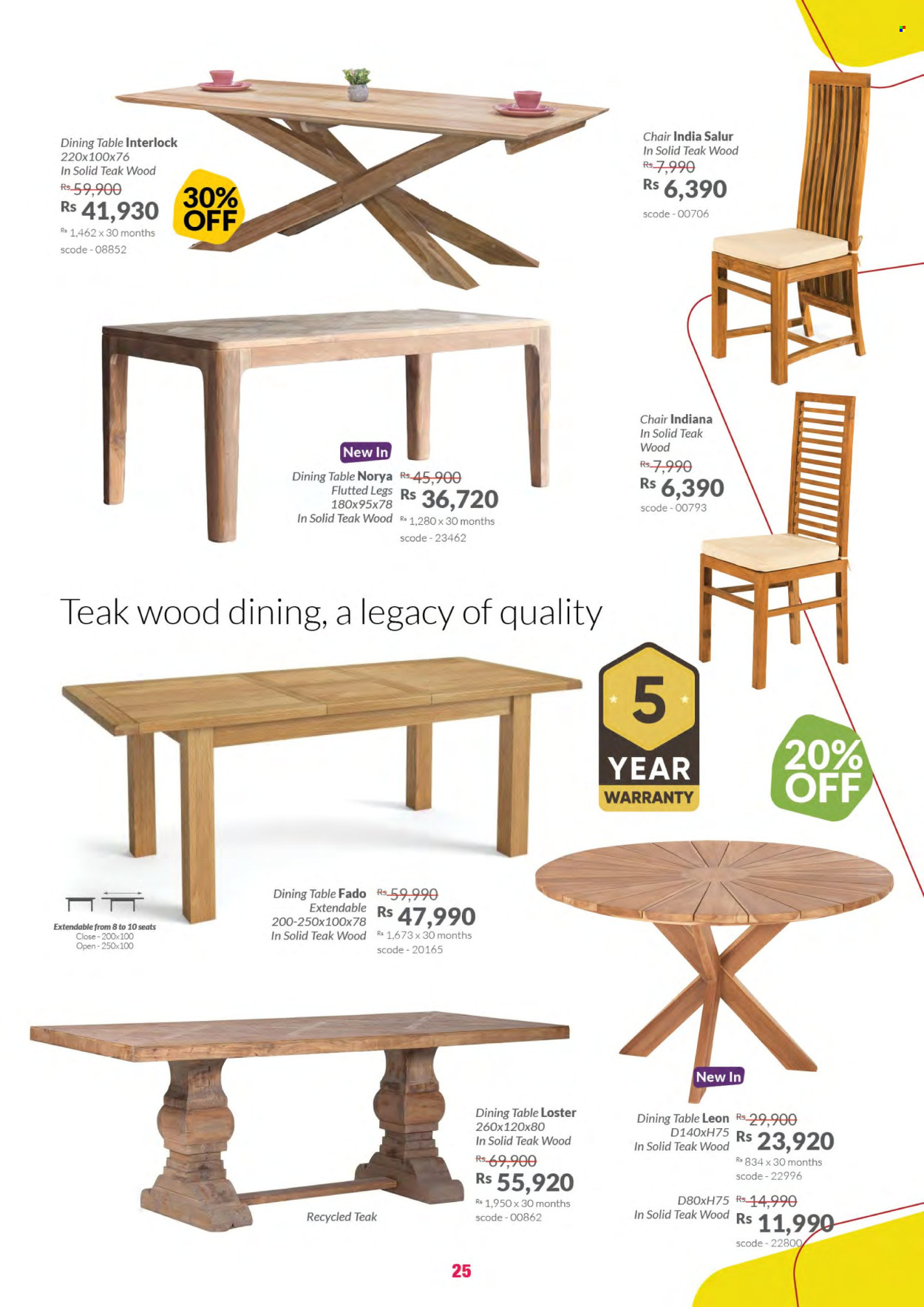 Teak World catalogue - 23.07.2025 - 31.08.2025. Page 25