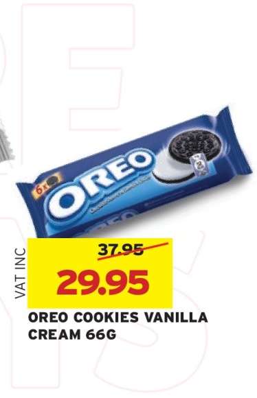 OREO COOKIES VANILLA CREAM 66G