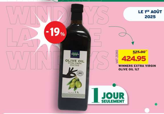 WINNERS EXTRA VIRGIN OLIVE OIL 1LT
