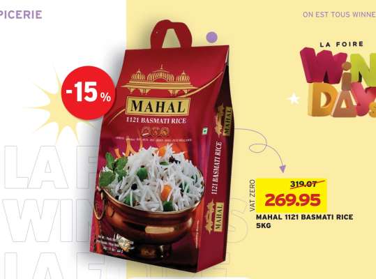 MAHAL 1121 BASMATI RICE 5KG