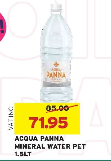 ACQUA PANNA MINERAL WATER PET 1.5LT