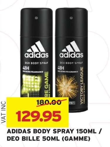 ADIDAS BODY SPRAY 150ML / DEO BILLE 50ML (GAMME)