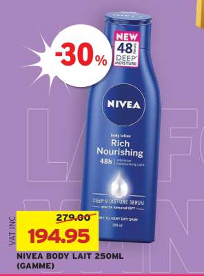 NIVEA BODY LAIT 250ML (GAMME)