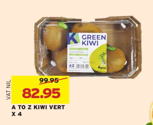 A TO Z KIWI VERT X 4