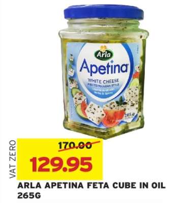 ARLA APETINA FETA CUBE IN OIL 265G