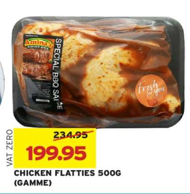 CHICKEN FLATTIES 500G (GAMME)